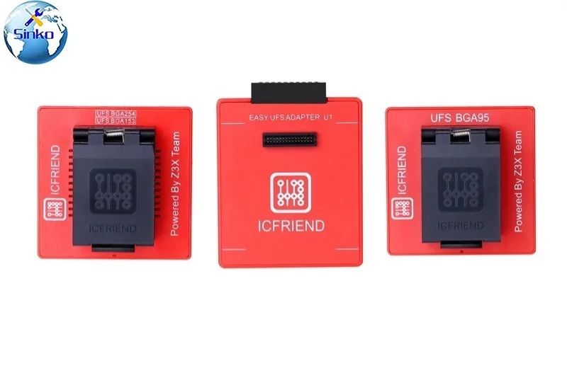 

2019 ICFriend ICs-UFS 3IN1 Support UFS BGA-254 BGA-153 BGA-95 With Easy Jtag Plus Box ICFRIEND 2 In 1 UFS BGA153 BGA254 Socket
