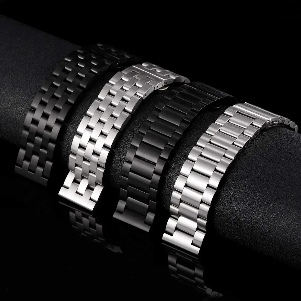 22 мм ремешок для часов из нержавеющей стали Xiaomi Huaimi Amazfit GTR GTS роскошные часы Bip Bit