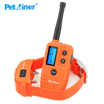 

Petrainer 910T Dog Training collar electric Shock Collar 500M Waterproof & Rechargeable With Shock & Vibration For Hunting