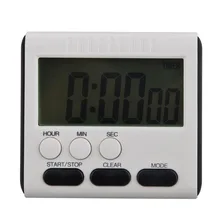 Magnetyczne szeroki cyfrowy timer kuchenny lcd z silnym Alarm cyfrowy czas gotowania przypomnienie odliczanie wyściółka zegar do 24 godzin