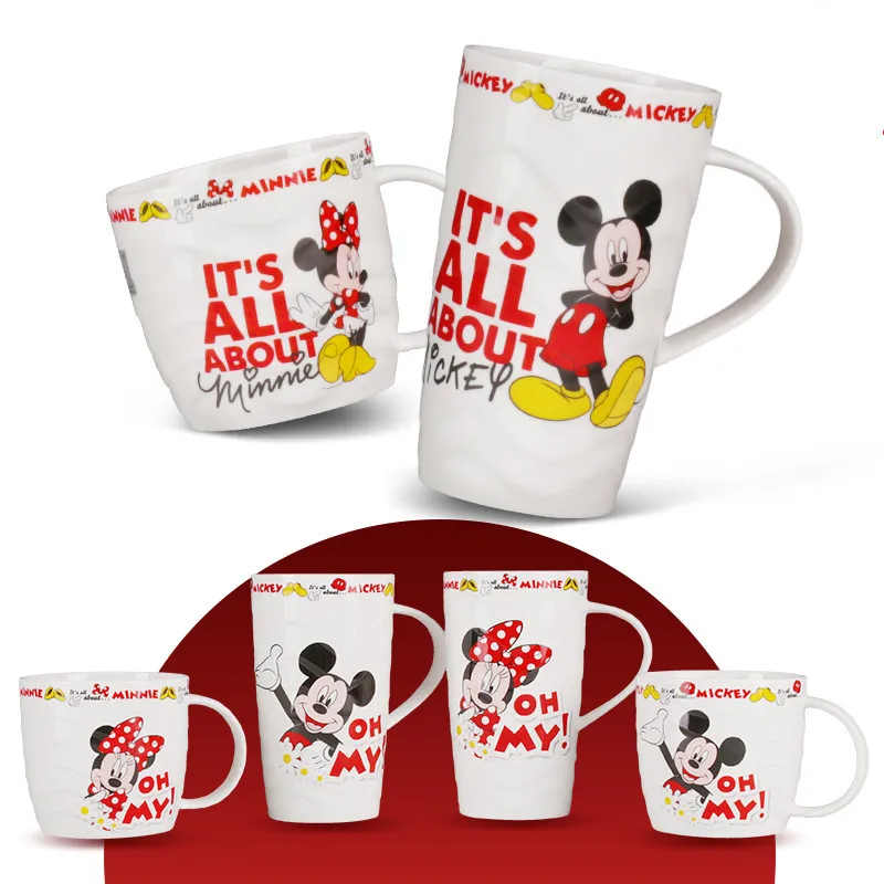 375 мл 260 Disney Микки и Минни Маус керамическая чашка Молоко Кофе Вода Кружка для дома