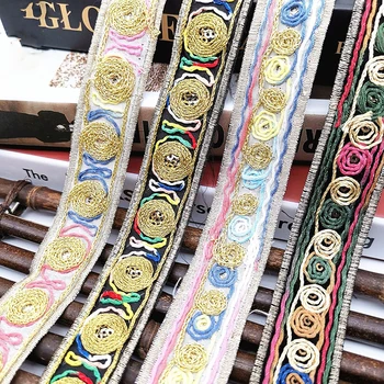 

2 Yards Lace Trim Tape Lace Ribbon Fabric for Wedding Dress Sewing Garment Headdress