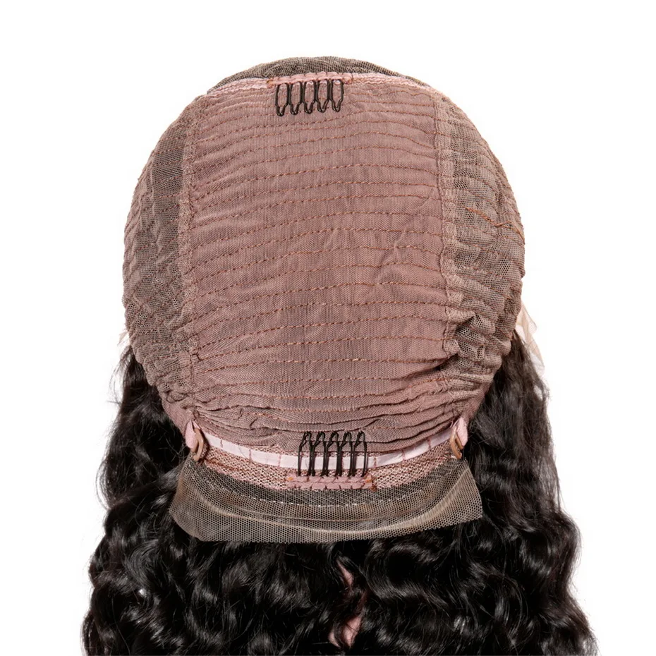 MS Lula глубокие волнистые парики 13x6 13x4 кружевные передние парики предварительно выщипанные с детскими волосами бразильские человеческие волосы парики для черных женщин remy волосы