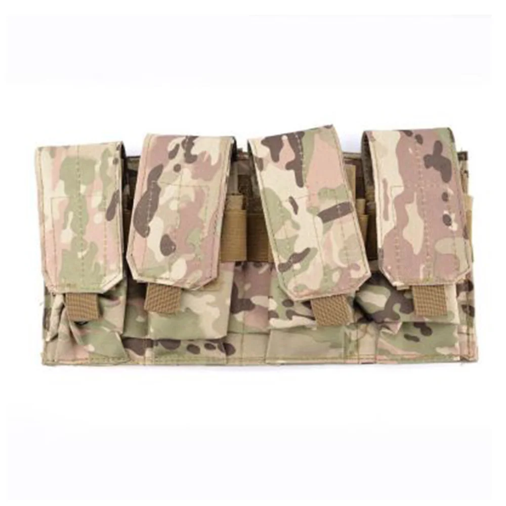 Molle 600D quadrup тройной подсумок Открытый Тактический Военный Инструмент спортивные аксессуары сумка ACU Мультикам