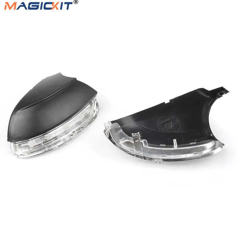 MagicKit мигать заднего зеркала течет Зеркало вида сигнала поворота светильник для VW