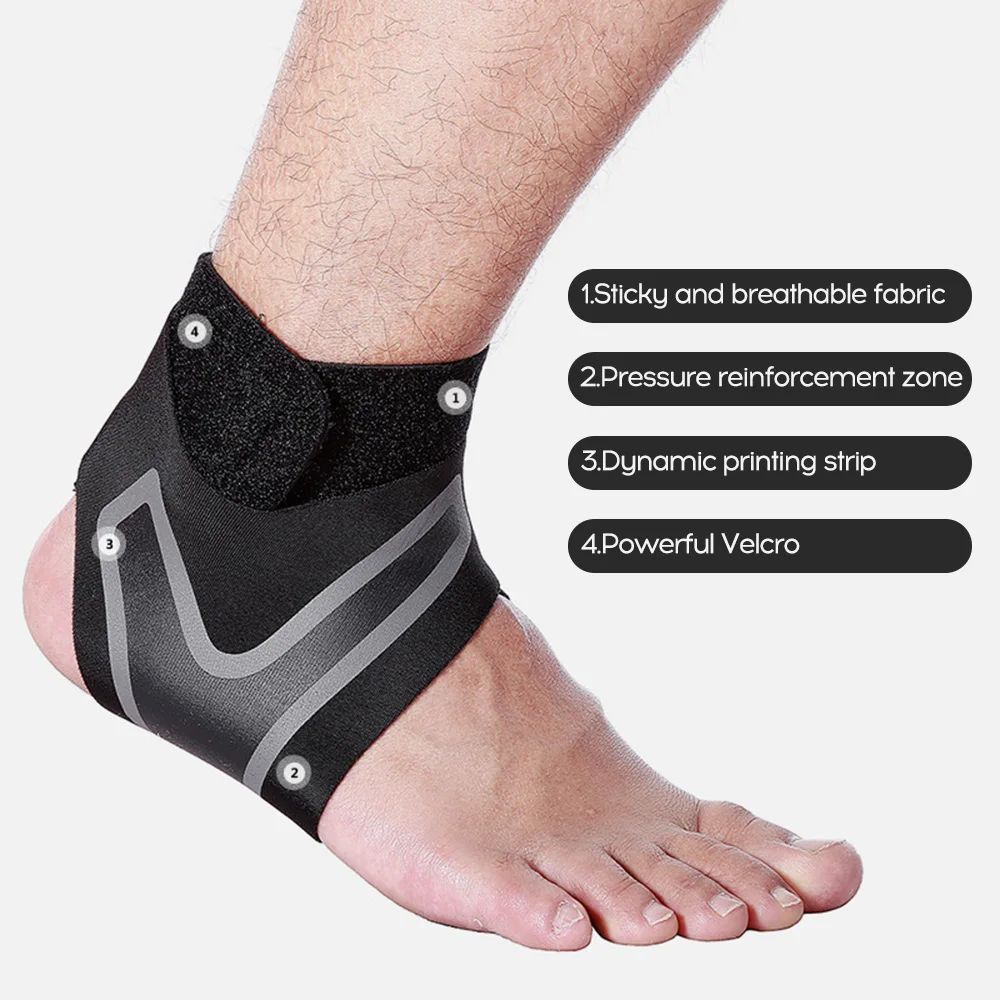 Light Breathable Pressor Outdoor Sport Ankle Guard Cover To Prevent A Sprained Basketball Football Climbing Gear Sportwear | Спорт и