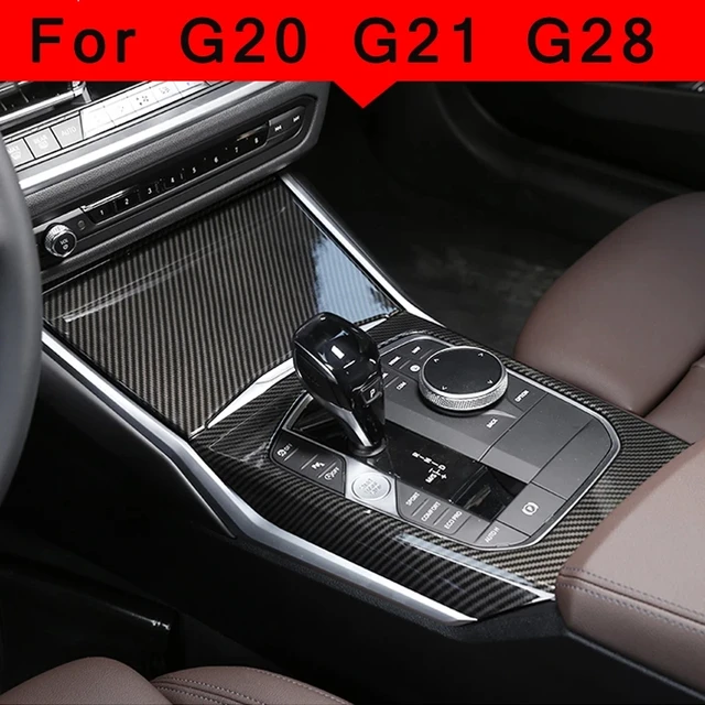 For BMW 3 Series G20 G28 2019-2021 Carbon Fiber Center Console