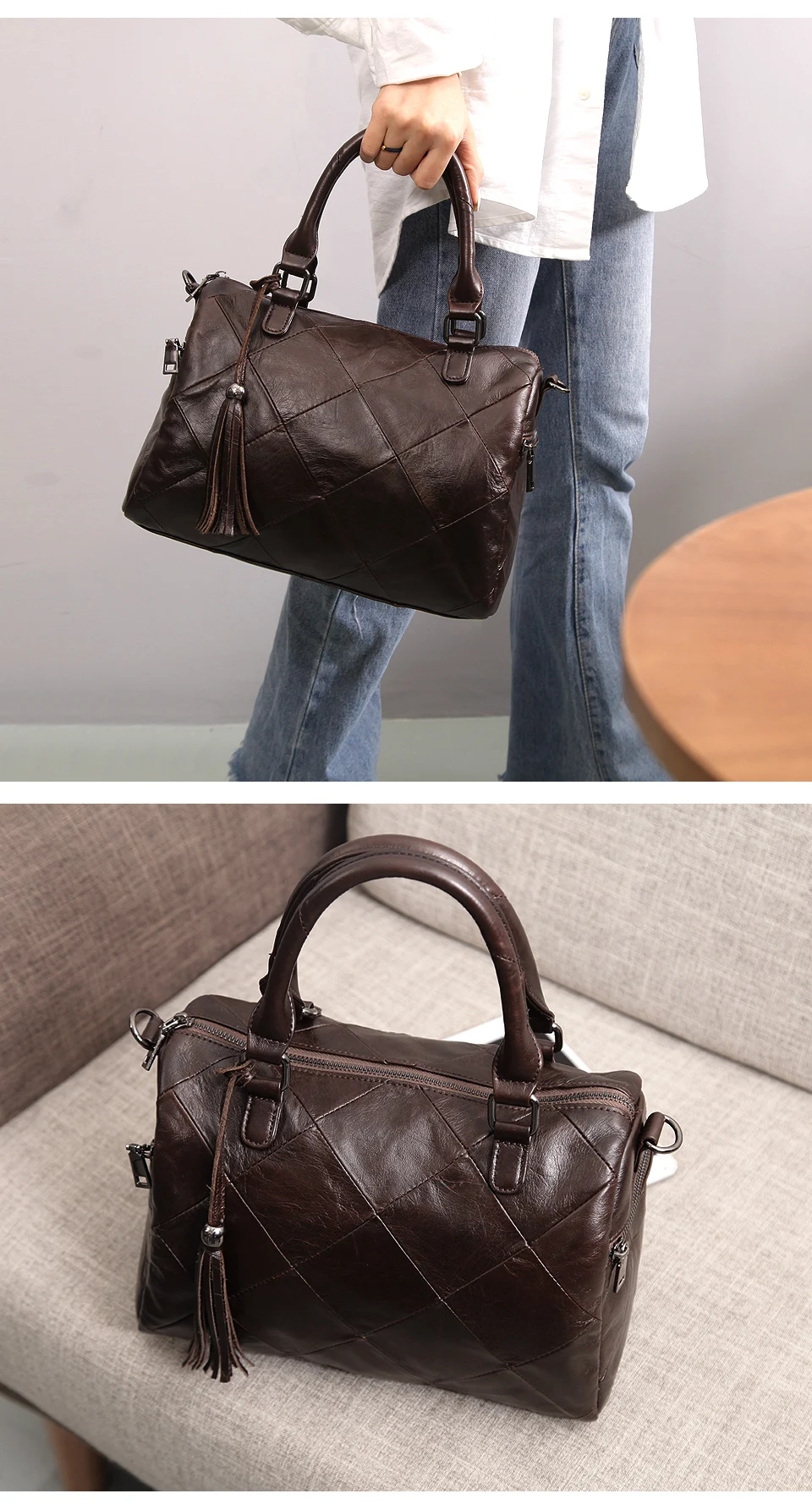 Cobbler Legend, натуральная кожа, сумка-тоут, роскошная, дизайнерская, женская, на молнии, сумочка, винтажная, через плечо, сумка, женская, Бостонская сумка