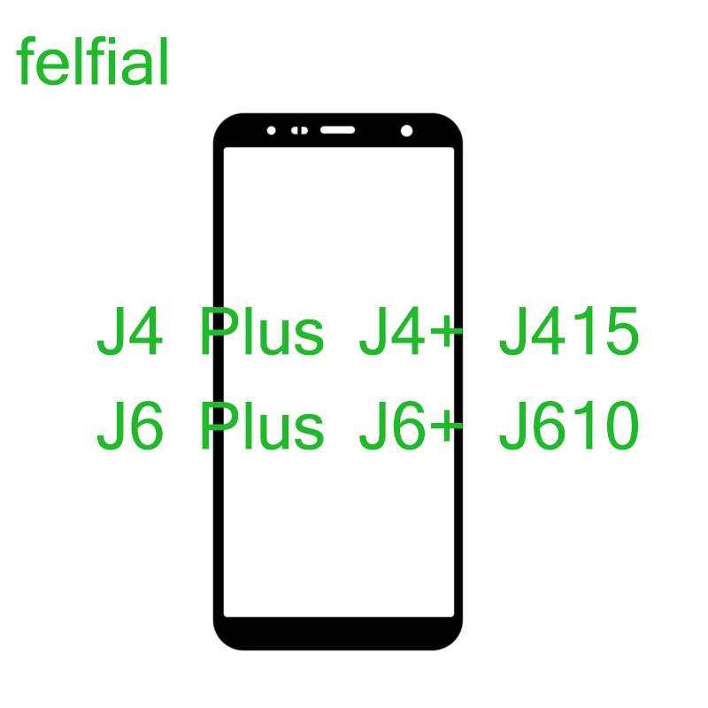10 шт./лот для Samsung Galaxy J4 Core J410 плюс J415 J6 J610 сенсорный экран сенсорная панель стекло