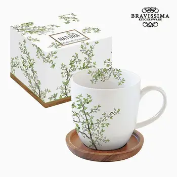 

Cup with Plate Porcelain (12 X 9 x 9 cm)