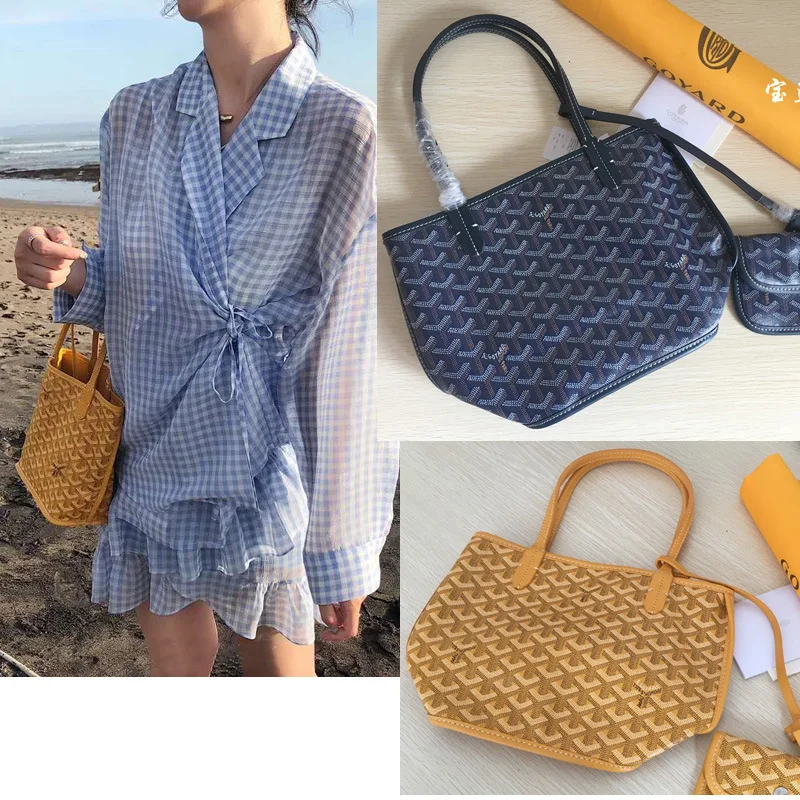 

Two-sided mini-double-sided elegant leather tote bag with age-reducing and temperament