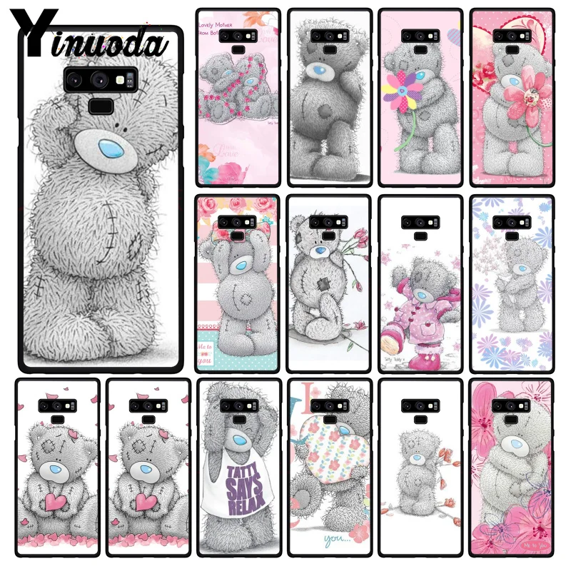 

Yinuoda Lovely Teddy bear Phone Case For Samsung Galaxy A50 Note7 5 9 8 Note10 Pro J5 J6 Prime J610 J6Plus J7 DUO