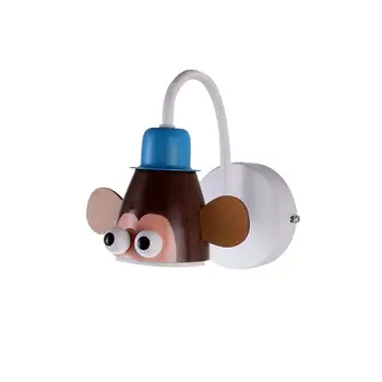 

Cartoon Wall Light Children Bedroom Boy Girl Simple Deco Lighting Fixtures Protective Eyes Children Kid Cartoon Monkey Wall Lamp