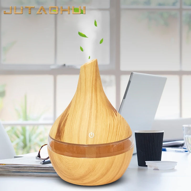 JTH 025 300 мл USB Электрический аромадиффузор деревянный ультразвуковой увлажнитель