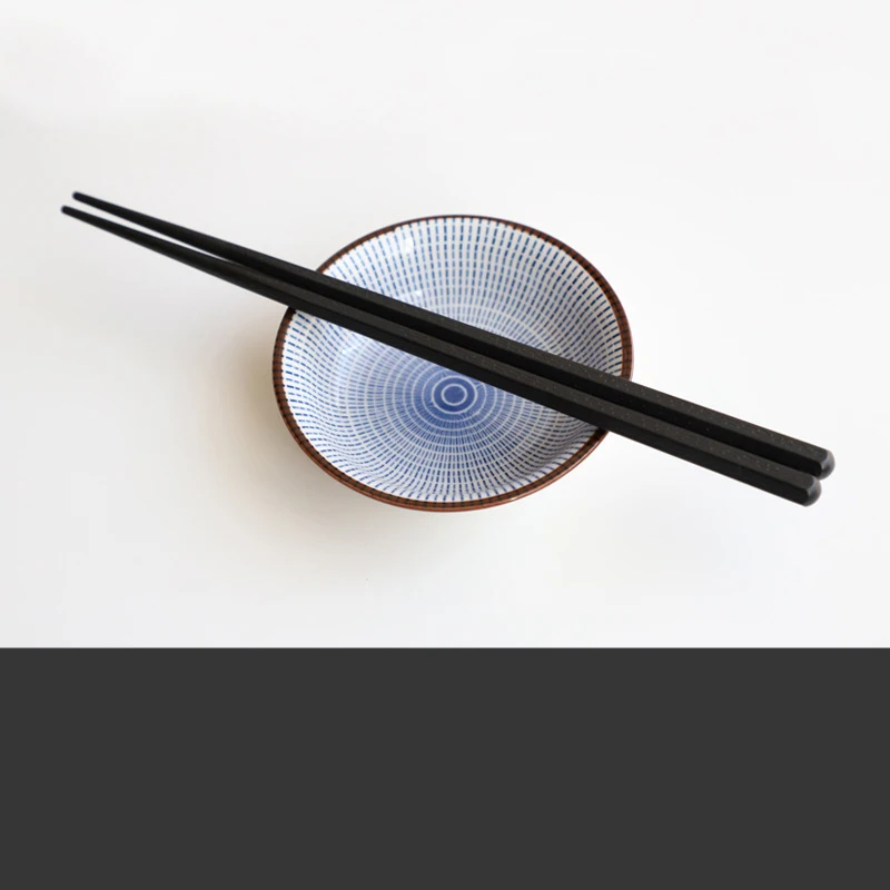 TTLIFE 1 пара японских палочек для еды из сплава, Нескользящие палочки для суши, китайские подарочные многоразовые палочки для еды, кухонные инструменты - Цвет: Rain point hexagon