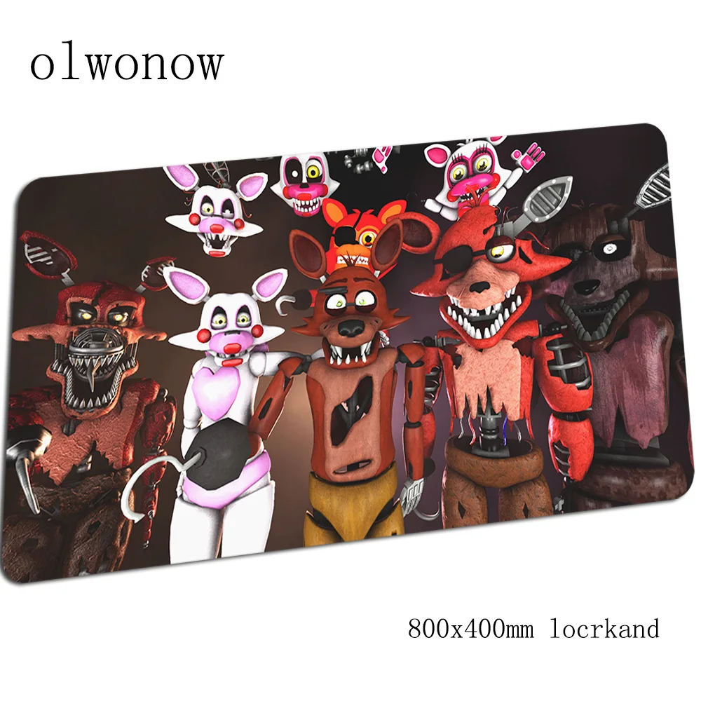 Five Nights at Freddy's» «пять ночей у Фредди» коврик для мыши 80x40 см игровой коврик для мыши Коврик для нетбука Новое поступление padmouse игры pc gamer коврики геймпад - Цвет: Size 800x400x2mm