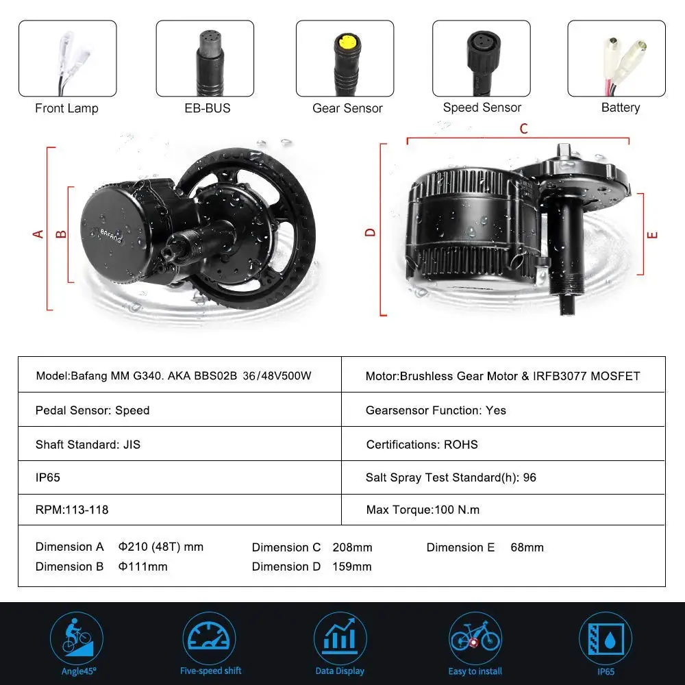 36V48V500W参数图