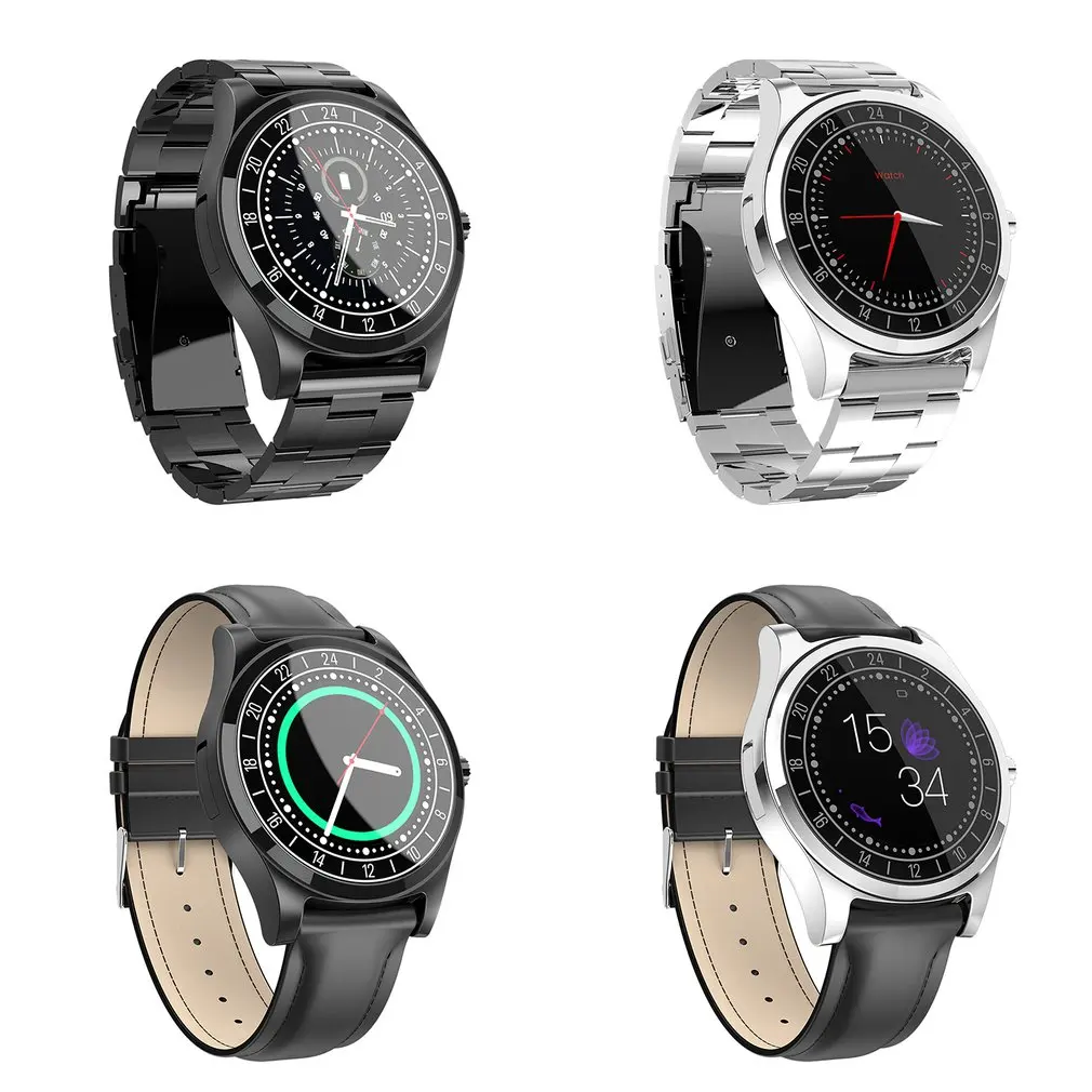 

Dt19 Fashion Business Style Link Can Be Connected To Call Smart Watch