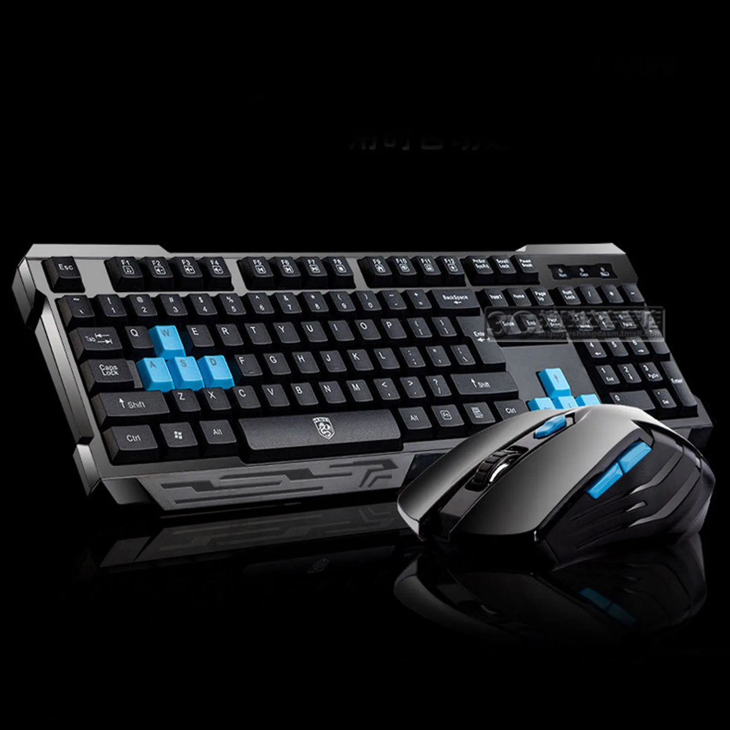 

VONETS 2.4G Wireless Keyboard Mouse Set Gaming Key Board Mice Combos for Computer Overwatch Lol Csgo Dota Game Gamer