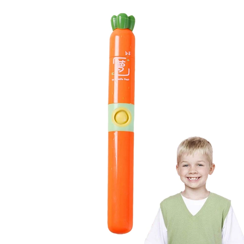 1PC Kids Electric Toothbrush Softer Bristle Brush Cute Fruit Design Cover Electric Toothbrush Easy-Press Power Button Fun Tooth 1PC Kids Electric Toothbrush Softer Bristle Brush Cute Fruit Design Cover Electric Toothbrush Easy-Press Power Button Fun Tooth