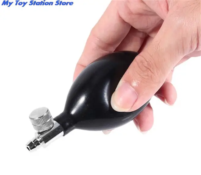 HOT Replacement Manual Air Pump Inflation Sphygmomanometer Oximetro Mercury Blood Pressure Latex Ball Bulb + Air Release Valve 2