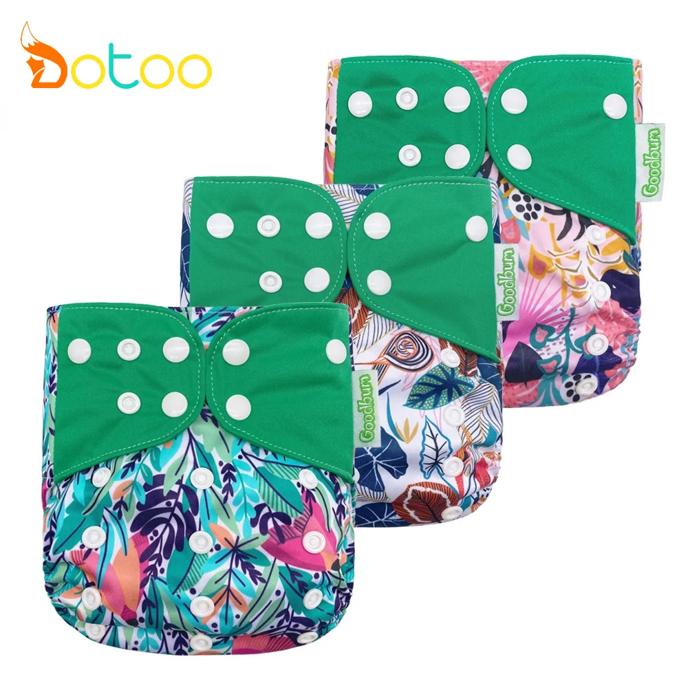 

3 шт./комплект, детские подгузники с двойной ластовицей, 3-15 кг