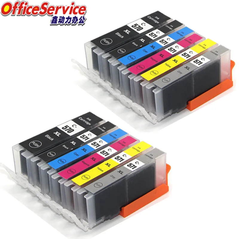 PGI-570 CLI571 Compatible Ink Cartridge For Canon MG7750 MG7751 MG7752 MG7753 TS8050 TS8051 TS8052 TS8053 TS9050 TS9055 Printer |