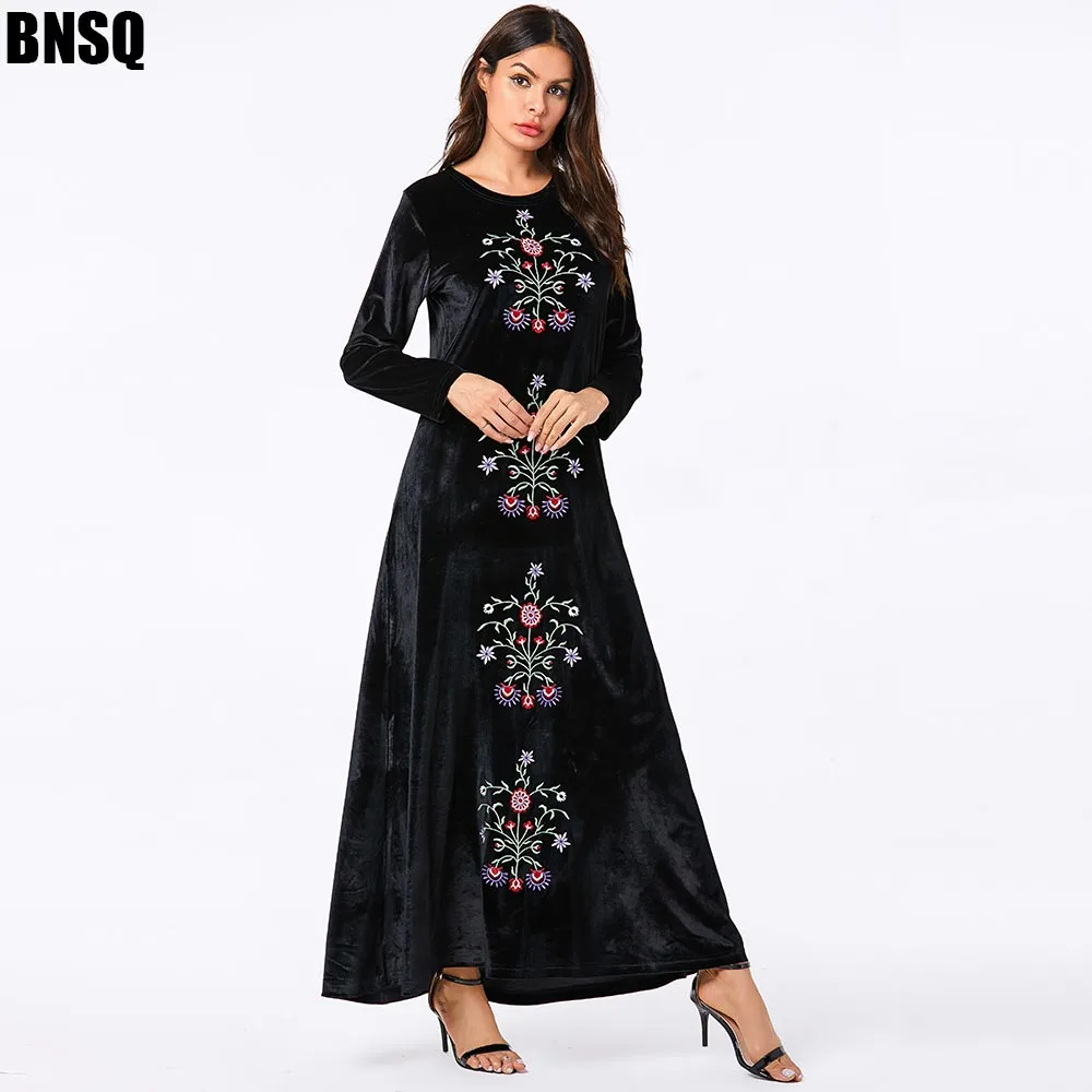BNSQ uslim женское платье турецкое abaya с цветочным принтом Макси кимоно открытый халат Дубайский Мусульманский платье амадан кафтан