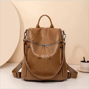 

YILUNXI NEW 2020 Woman backpack Female Large capacity shoulder bag Suitable for ladies shopping for Teenager girls Girls bags