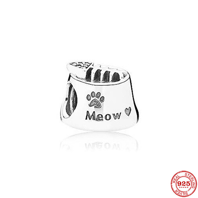Theo Bear Pig Animal Kingdom Cat Dog Unicorn Bead Fit Original Pandora Charms Silver 925 Bracelet For Women Fashion Jewelry