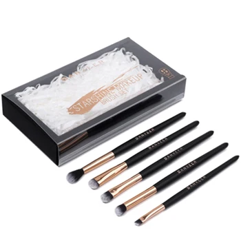 

BANXEER 5Pcs Makeup Brushes Set for Blending Eyeshadow Concealer Lip Eye Make Up Brush Beauty Makeup Tools with GIft BOX