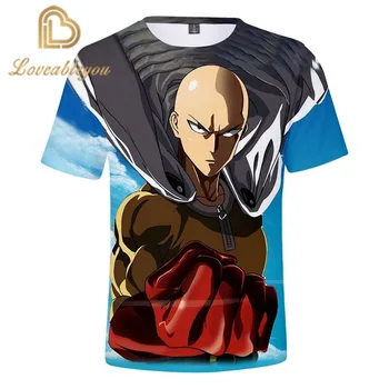 

ANIME One Punch Man Printed Men T Shirt Fashion Cool Confortable Men's Tshirt Casual T-shirt for Men