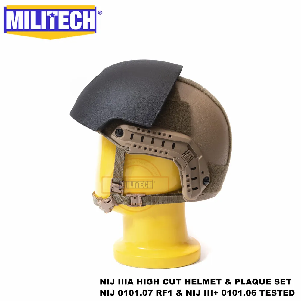 ISO сертифицированный MILITECH NIJ III+ Быстрый CB 2 в 1 OCC Dial Liner High XP Cut пуленепробиваемый арамидный баллистический шлем NIJ 0101,07 RF1