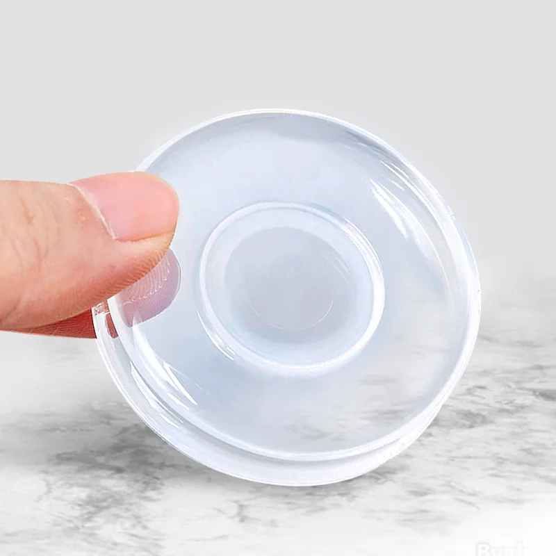 round ANKNDO Magic Nano Paste sticker s для автомобильного держателя телефона, бесследная Nano Повседневная Наклейка на стену s Cable Winder waherable sticker - Цвет: round