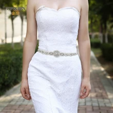 TOPQUEEN S43B свадебное платье с цветочным узором, аксессуары для свадебных платьев, стразы, свадебные аппликации, марокканские Свадебные ремни