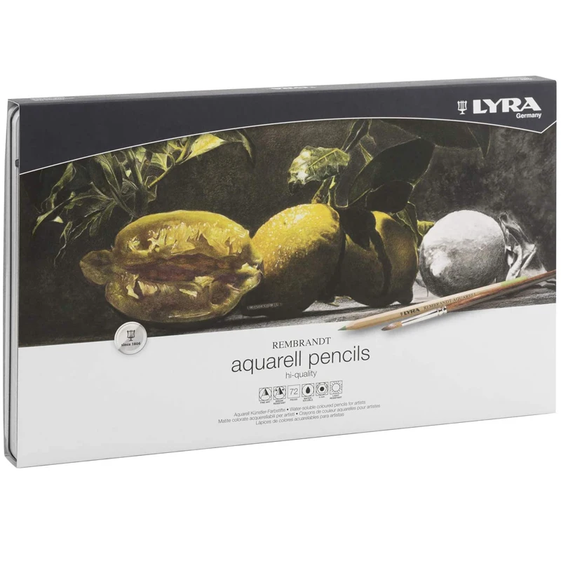 Набор цветных карандашей LYRA Rembrandt aquarella для художников карандаши цвета воды