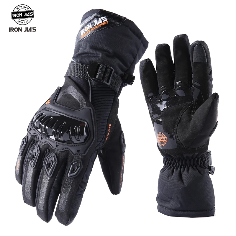 

Motorcycle Gloves Winter Touch Screen Warm Waterproof Windproof Protective Racing Gloves Luva Motociclista Moto Luvas Gloves