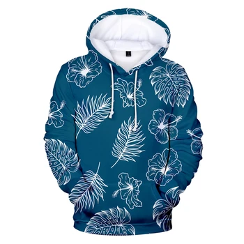 

Autumn/winter New Leaves 3D Hoodie Men/women Fashion Casual Long Sleeve Leaves Hoodie Boys Sweatshirts