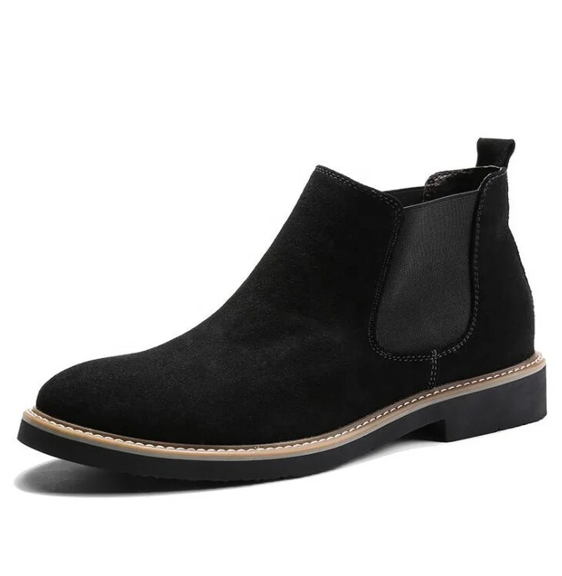 

Boots Men High Quality Winter Boots Genuine Leather Cow Suede Leather Boots for Men Winter Raining Boots Male Comfortable Shoe