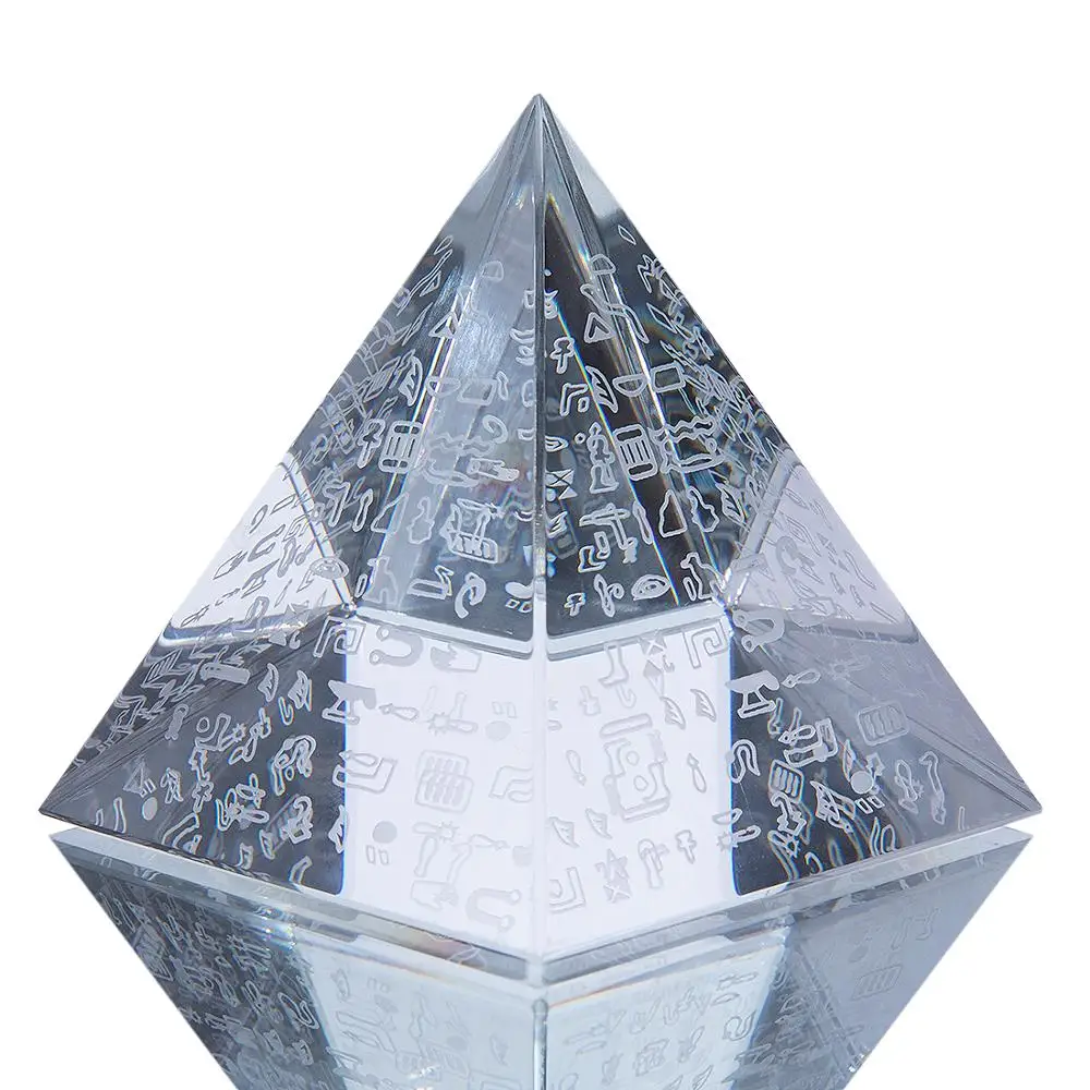 Кристаллическая фигурка пирамиды H & D 60 мм коллекционный лечебный подарок
