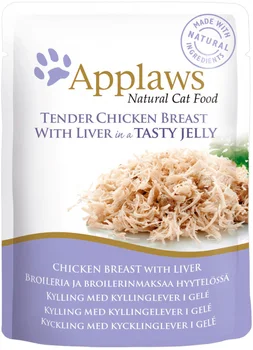 

APPLAWS APPLAWS for adult cats with chicken and liver in jelly 70g