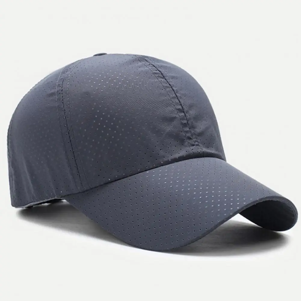 Baseball Cap Breathable Quick Dry 2 Materials Adjustable Sports Cap Hiking Travel sunhat кепка