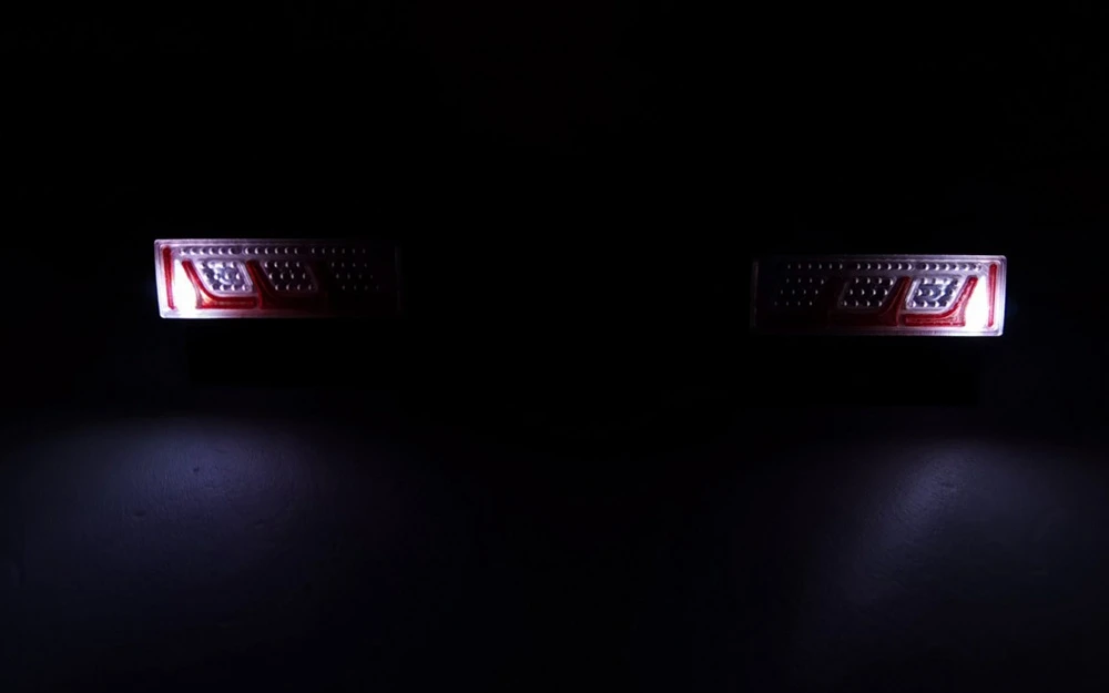 Металлическая система заднего фонаря стоп сигнал задний фонарь поворота для 1/14