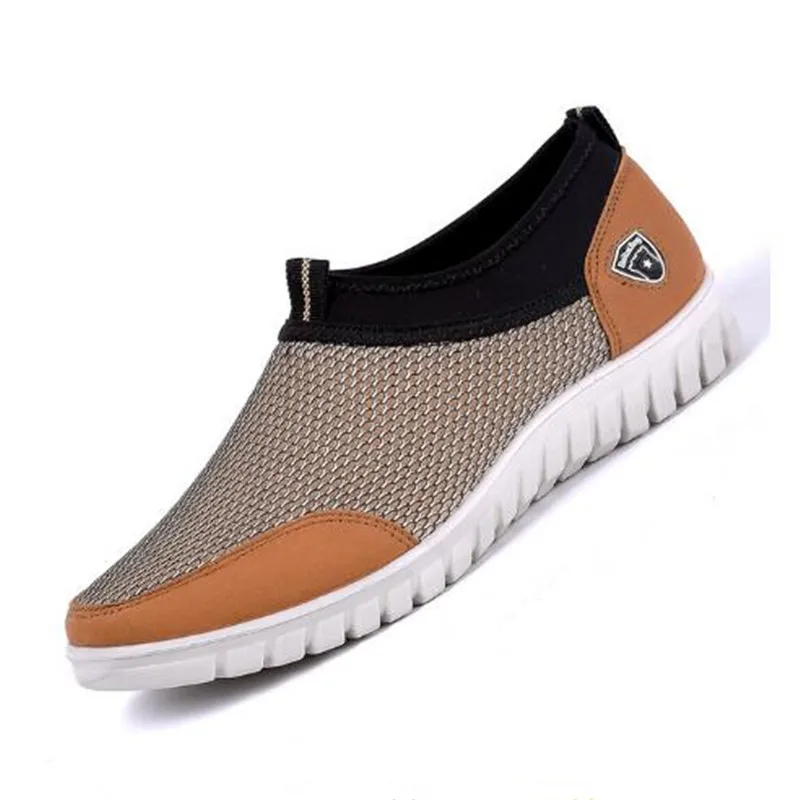 Mens Shoes Slippers Footwear Loafers Walking Breathable Summer Mesh 48 Large-Size