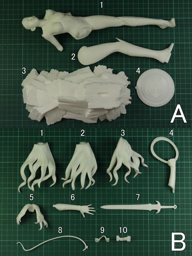 Набор фигурок из смолы 1/6, чудо-женщина, Неокрашенная модель гаража, комплект из смолы