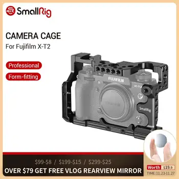 

SmallRig For Fuji X-T2 Form-fitting Cage for Fujifilm X-T2 Camera Cage With Cold Shoe NATO Rail - 1881
