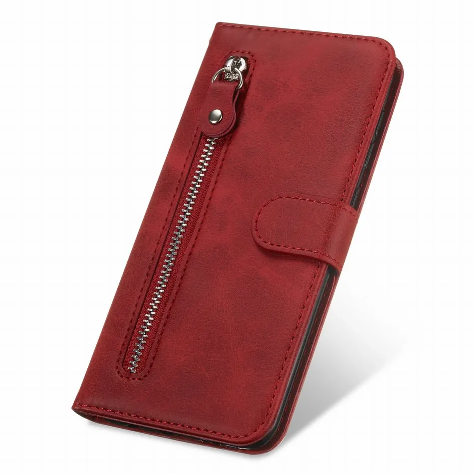 Premium Zipper Wallet Flip Case - Business Edition