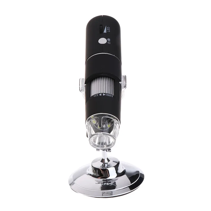 

2MP Full HD 1080P WIFI USB Digital 1000x Microscope Magnifier Camera For ios Android Rechargeable Lithium Battery 8 LED Lights
