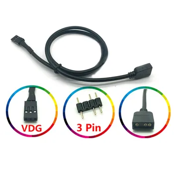 

Replacement 5V 3PIN RGB VDG Conversion Line Cable Connector with Male 3Pin socket for GIGABYTE Motherboard