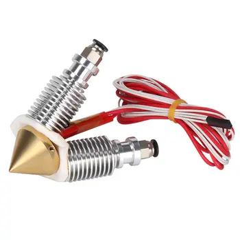

Brass Diamond Extruder Reprap Hotend E3D-V6 Heatsink 3 in 1 OUT Multi Nozzle Extruder 3D Printer Kit Multi-color Nozzle Set